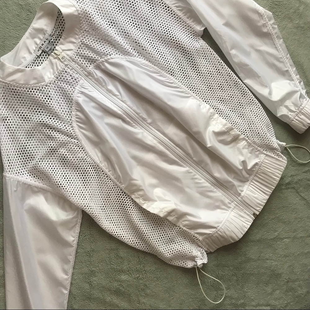 Koral Rogue Jacket Mesh Windbreaker White XS